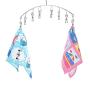 Kglobal 2 Sets Stainless Steel Laundry Drying Hanger with 8 Clips For Drying Towels, Diapers, Baby Clothes,Underwear, Socks Gloves-Gabbay