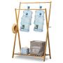 GBYYMX Coat Rack 2 in 1 Coat Rack Hanger hat Handbag Hanger Clothes Stand (Size : L52cm)