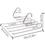HJYPYJ Magic Hanger,Non-Slip Fold Multifunctional Hanger Pants Rack,Telescopic Rod Space-Saving Organizer Hanger Durable/As Shown / 33x26x18cm HJYPYJ Magic Hanger,Non-Slip Fold Multifunctional Hanger Pants Rack,Telescopic Rod Space-Saving Organizer Hanger Durable/As Shown / 33x26x18cm