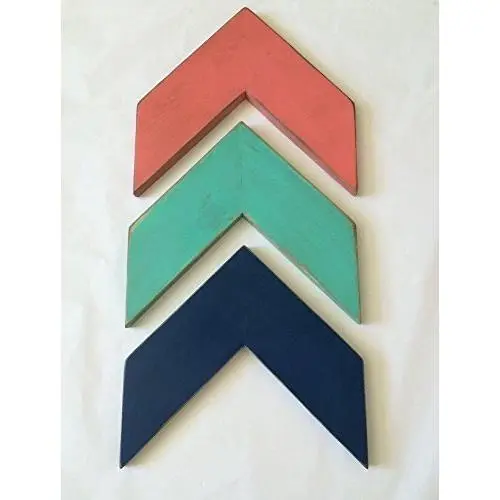 Decorative Wood Chevron Arrows (Customizable) - Set of 3 (Hangers included) Decorative Wood Chevron Arrows (Customizable) - Set of 3 (Hangers included)