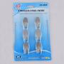 Kanzd 6 Self Adhesive Metal Hook Strong Stick On Wall Hanging Bathroom Kitchen Hanger Coat Hooks