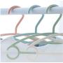 10PC Random Color Nordic Color Plastic Kids Clothes Hanger Home Non-Slip Seamless Dry Wet Children Baby Clothe Hangers