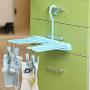 HJYPYJ Magic Hanger,Portable PP Folding Hanger,with Clip Space-Saving Organizer Hangers, Windproof/Random Color / 3 pcs