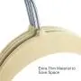 GEMITTO Velvet Suit Hangers, 30Pcs Nonslip Clothes Hanger with Extra 10 Clips, Ultra Thin Heavy Duty & Durable Hangers, 360° Swivel Hook, Closet Space-Saving for Coats Pants Dress Jackets (Beige)
