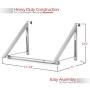 StorageMaid Over The Door Closet Rod ? Heavy-Duty Hanging Clothes Rack Organizer and Hanger for Clothing Or Towels - Great for Home and Dorm Room