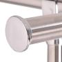 FDInspiration Silver 51.6" Steel Garment Rack Single Bar Clothes Hanger with Ebook