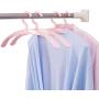 Hershii Plastic Shirt Hangers Closet Storage Organizer Solid Color Space Saving Clothes Tops Blouses Hangers for Department Store, Pack of 10