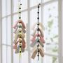 EDS 3PCs Adjustable Socks Storage Organizer Non-Slip Hanging Rope Hook Clips Sock Cleaning Aid Tool Socks Drying Hanger Clothesline Random Color Sent