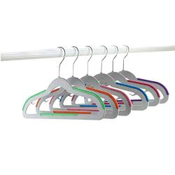 YIJIAJIA Wet and Dry Dual Purpose Childrens Hanger Anti-Slip Plastic Clothes Rack 30 cm Kids Baby Seemless Clothes Rack 10 PCs