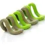 20pcs Random Color Creative Mini Flocking Clothes Hanger Wardrobe Anti-Clip Space Save Clothing Hook for Home or Travel Use