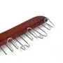 Amber Home Gugertree Wooden Collection Multifunctional Closet Accessories 12 Belt and Tie Hanger Cherry Color (Chrome Hook) Amber Home Gugertree Wooden Collection Multifunctional Closet Accessories 12 Belt and Tie Hanger Cherry Color (Chrome Hook)