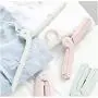 10Pc Green/Pink/Blue Mini Travel Folding Hangers Drying Racks Home Storage Telescopic Travel Clothes Hanger Random Color