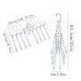 HJYPYJ Magic Hanger,8 in 1 Multifunction Magical Hangers,Non-Slip No Trace PP Hanger,Space-Saving Organizer Hangers, Durable/Green / 10 pcs