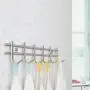 WEBI Coat Rack Wall Mounted,6 J Hooks for Hanging Coats,Coat Hanger Wall Mount Hook Rack for Jacket,Backpack,Hat,Towel,Brushed Nickel WEBI Coat Rack Wall Mounted,6 J Hooks for Hanging Coats,Coat Hanger Wall Mount Hook Rack for Jacket,Backpack,Hat,Towel,Brushed Nickel