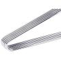 Only Hangers Quality Hotel Anti-Theft Hangers - Polished Chrome (Set of 25)