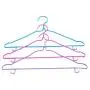 10pcs 38cm Durable High Manganese Steel Closet Adult Skirt Dress Clothes Hangers with Trouser Bar Hook Non-Slip Rack Color Random