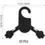 UEETEK Pet Clothes Hangers for Dog Cat Baby Toddler Small Coat Hanger Size S Pack of 10
