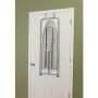 Household Essentials 144222 Over The Door Small Ironing Board With Iron Holder | Natural Cotton Cover Household Essentials 144222 Over The Door Small Ironing Board With Iron Holder | Natural Cotton Cover