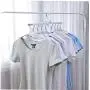 Travel Folding Hanger Plastic Pants Skirt Hangers Magic Space Saving Clothes Hangers for Suit Coat Pants Skirts Shorts