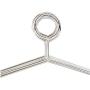 10 pcs Anti-Theft Stainless Steel Clothes Hanger with Security Hook Metal Clothing Hanger for Hotel Used Closet Organizer