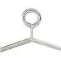 10 pcs Anti-Theft Stainless Steel Clothes Hanger with Security Hook Metal Clothing Hanger for Hotel Used Closet Organizer