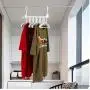 2pcs Multifunctional 360 Degree Rotation Multifunctional Foldable Sace Saving Wardrobe Clothes Hanger Decoration