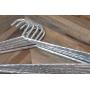 10 Extra Wide 21" Heavy Duty Aluminum Clothes Hangers for XL XXL and Larger Sizes 10 Extra Wide 21" Heavy Duty Aluminum Clothes Hangers for XL XXL and Larger Sizes