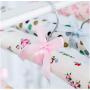5pcs Random Color Hook Sponge Cotton Satin Padded Coat Clothes Suit Dress Hangers Rack