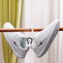 WZP Hanger Home Multi-Function Magic Drying Rack,Non-Slip Foldable Storage Artifact Children Hanging Clip Save Space/White/As Shown