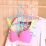 wing1 3 Layers Fish Bone Shaped Plastic Cloth Hanger Hook Clothes Holder Drying Rack Clothing Organizer Space Saver Non Slip Hangers,White