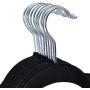 CWY 100 pcs Velvet Clothes Suit/Shirt/Pants Hangers Only by eight24hours