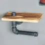 Industrial Retro Pipe Bathroom Wall-mounted Shelf Tissue Roll Hanger,Towel Rack,Clothes Rack,Kitchen Wine Rack,Toilet Paper Holder 9.8 inch Industrial Retro Pipe Bathroom Wall-mounted Shelf Tissue Roll Hanger,Towel Rack,Clothes Rack,Kitchen Wine Rack,Toilet Paper Holder 9.8 inch