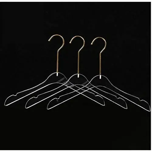 10pcs Acrylic Transparent Clothes Hanger Display Wedding Gown Clear Hanger 10pcs Acrylic Transparent Clothes Hanger Display Wedding Gown Clear Hanger