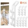 WINIT Cascading Clothes Hanger Hooks,Space Saving Series Multi-Function Multi-Layer Cabinet Clothes Connection Folding Storage Clothes Rack Hanger Household Strong Load-Bearing Closet Hook (8pcs) WINIT Cascading Clothes Hanger Hooks,Space Saving Series Multi-Function Multi-Layer Cabinet Clothes Connection Folding Storage Clothes Rack Hanger Household Strong Load-Bearing Closet Hook (8pcs)