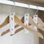 WINIT Cascading Clothes Hanger Hooks,Space Saving Series Multi-Function Multi-Layer Cabinet Clothes Connection Folding Storage Clothes Rack Hanger Household Strong Load-Bearing Closet Hook (8pcs)