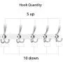 EEEKit 10/15 Hooks, Stainless Steel 304 Coat Holder, Rail Hat Bath Robe Clothes Hanger Rack Mugs Holder Home Storage for Office, Kitchen, School, Entryway, Wall Mounted EEEKit 10/15 Hooks, Stainless Steel 304 Coat Holder, Rail Hat Bath Robe Clothes Hanger Rack Mugs Holder Home Storage for Office, Kitchen, School, Entryway, Wall Mounted