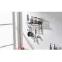 MXARLTR Floating Shelf Wall Mounted, Sturdy Iron Shelf for Kitchen, Bathroom Decor Storage Key Hooks Shelf with Hooks MXARLTR Floating Shelf Wall Mounted, Sturdy Iron Shelf for Kitchen, Bathroom Decor Storage Key Hooks Shelf with Hooks