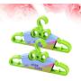 Cabilock Clothes Hanger 10PCS Cute Bow Childrens Hangers Solid Plastic Hangers Kids Home Hangers Clothes Hanging Racks (Green)