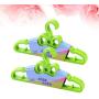 Cabilock Clothes Hanger 10PCS Cute Bow Childrens Hangers Solid Plastic Hangers Kids Home Hangers Clothes Hanging Racks (Green)