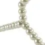 WHOSEE 12 Pack Clothes Pearl Hanger 10KG Weight Bearing Trouser Bead Skirts Hanging Holder White