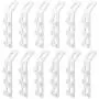 Cascading Hanger Hooks, Kereda 12 PCS Clothes Hanger Hooks for Clothing & Closet Storage Space Saving, White Cascading Hanger Hooks, Kereda 12 PCS Clothes Hanger Hooks for Clothing & Closet Storage Space Saving, White