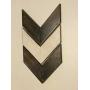 Decorative Wood Chevron Arrows (Customizable) - Set of 3 (Hangers included)