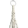 Macrame Plant Hanger Cotton 4 Legs 48 Inch For Indoor Outdoor, Living Room, Kitchen, Deck, Patio, High and Low Ceiling and Fits Round & Square Pots, Unique Design and Hand Knotted for Pot Size 10"-12"