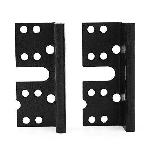 Headboard/Footboard Bed Rail Hanger Bracket for 2" Double Hook Plate 3-3/4"