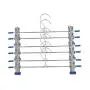 10PCS Clothes Hangers Stainelss Steel Rubber Grip Coat Hangers Skirt Hangers Pants Hangers for House Organizer