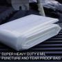 UltraBlock Mattress Bag for Moving, Storage or Disposal - Queen Size Heavy Duty Triple Thick 6 Mil Tear & Puncture Resistant Bag with Two Extra Wide Adhesive Strips