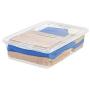 IRIS USA, Inc. IRIS Clear Storage 28 Quart Non-Latching Box,