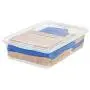 IRIS USA, Inc. IRIS Clear Storage 28 Quart Non-Latching Box,