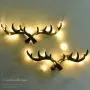 Antlers Wall Mounted Coat Hooks Vintage Rustic Cast Iron Deer Clothes Hanger for Coat Rack, Key Holder, Hat Hanger, Bath Room Wall Hanger(Dark) Antlers Wall Mounted Coat Hooks Vintage Rustic Cast Iron Deer Clothes Hanger for Coat Rack, Key Holder, Hat Hanger, Bath Room Wall Hanger(Dark)