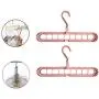 Highway 2pcs Magic Clothes Hanger Organizer,Multifunction Space Saving Hangers,Sturdy Plastic,Standard Hangers,Foldable Storage Coat Hangers (Grey) Highway 2pcs Magic Clothes Hanger Organizer,Multifunction Space Saving Hangers,Sturdy Plastic,Standard Hangers,Foldable Storage Coat Hangers (Grey)